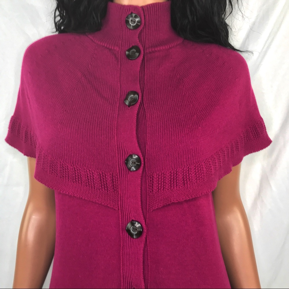 Moth. Plum High-neck Sweater - Picture 3 of 8